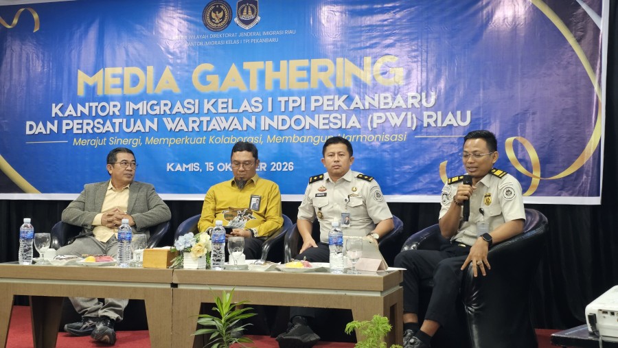 Media Gathering Imigrasi dengan PWI Riau Perkuat Sinergi untuk Pelayanan Lebih Baik