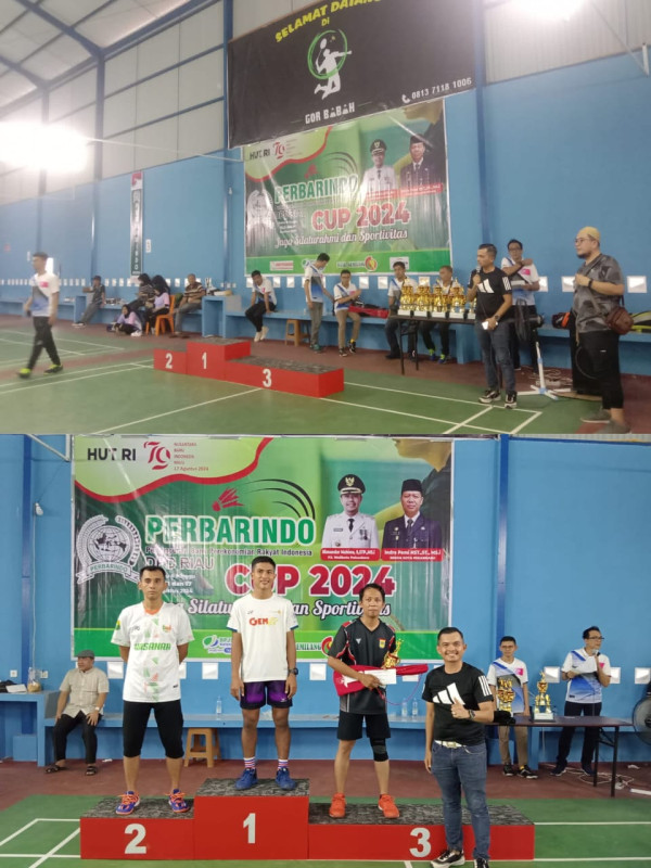 Tim Putra BPR Gemilang Raih Podium Pertama Turnamen Perbarindo Riau Cup 2024