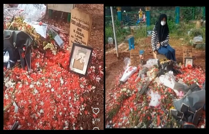 Makam Vanessa Angel Rusak Ulah Netizen Bikin Konten, Begini Reaksi Sang Adik 