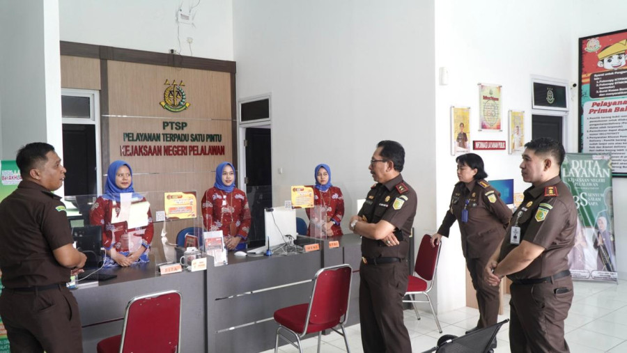 Kajati dan Ketua IAD Wilayah Riau Kunker dan Supervisi di Kejati Pelalawan