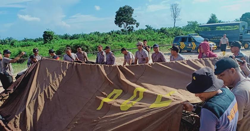 Banjir Rob Melanda, BPBD Inhil Ajukan Bantuan Tenda Pengungsian