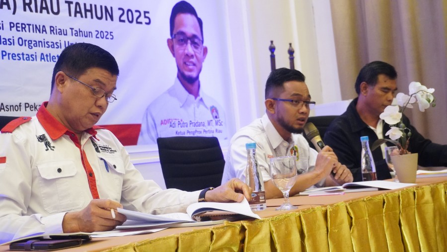 Rakerprov Pertina Riau, Bahas Persiapan PON XXII NTT-NTB 2028