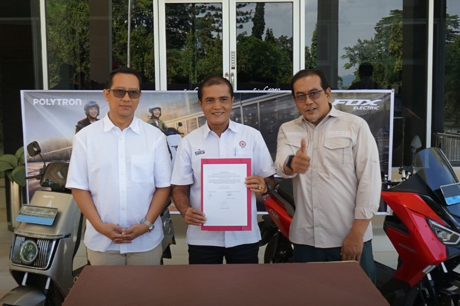 Perluas Ekspansi di Sumatera, Polytron Suplai 73 Motor Listrik untuk PT Semen Padang