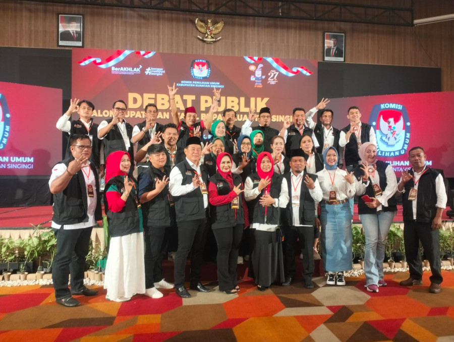 Pasangan Halim-Sardiyono Tampil Prima di Debat Publik Pilkada Kuansing