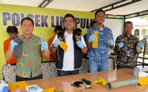 Sindikat Pencuri Kabel PLN di Pekanbaru Terbongkar, 4 Ditangkap Polisi