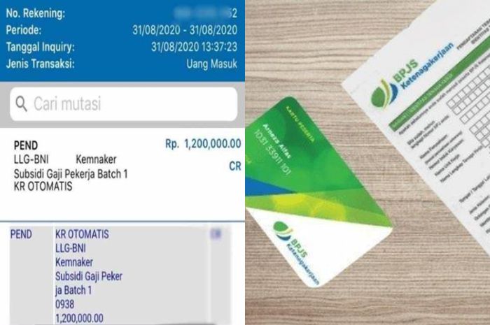 BLT Subsidi Gaji Mulai Ditransfer Hari Ini