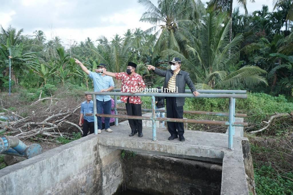 Bupati HM.Wardan Tinjau PDAM-TI Unit Kecamatan Kateman