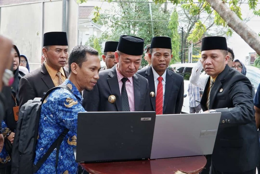 Bupati Afrizal Resmikan Smart City di Kota Bagansiapiapi