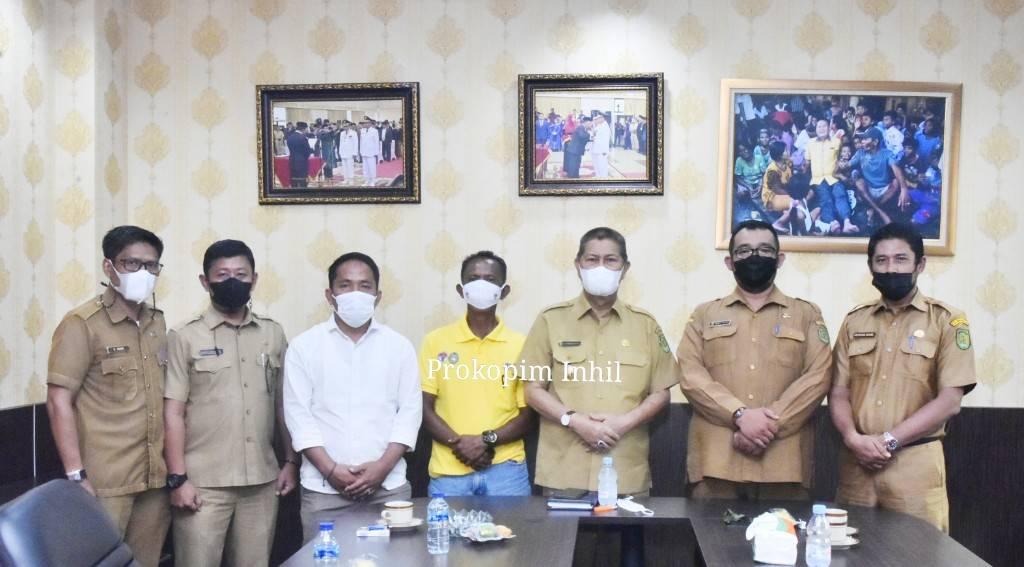 Wabup SU Sambut Baik Kedatangan SSB Bina Bakat Football Pekanbaru