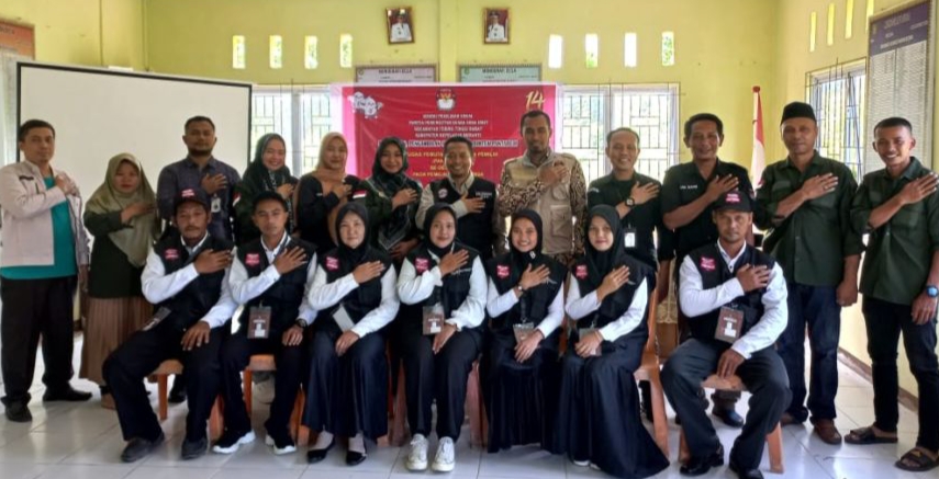 KPU Riau Lantik 19.160 Petugas Pemutakhiran Data Pemilih Pemilu 2024