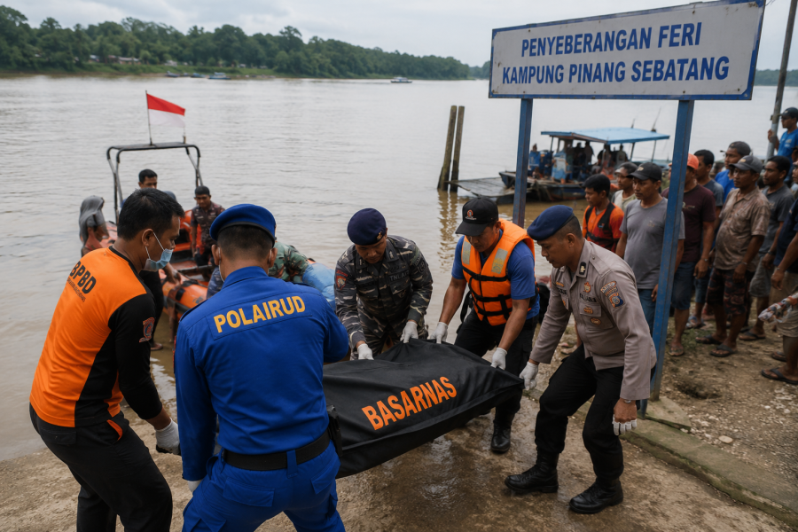 Pemuda di Tualang Ditemukan Meninggal di Sungai Siak
