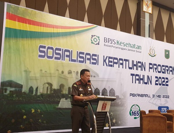 Kejati Riau Monitoring Pelaksanaan Program Jaminan Sosial