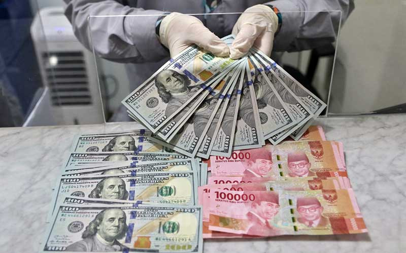 Hari ini Rupiah Loyo ke Rp14.234 per Dolar AS