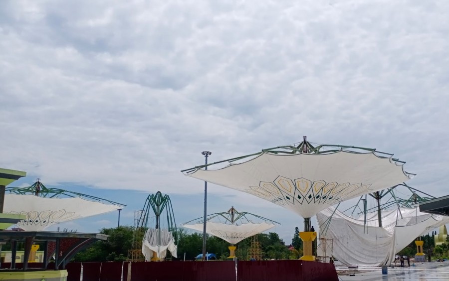 Gandeng Inspektorat, Kejati Riau Bakal Audit Proyek Payung Elektrik Masjid An- Nur