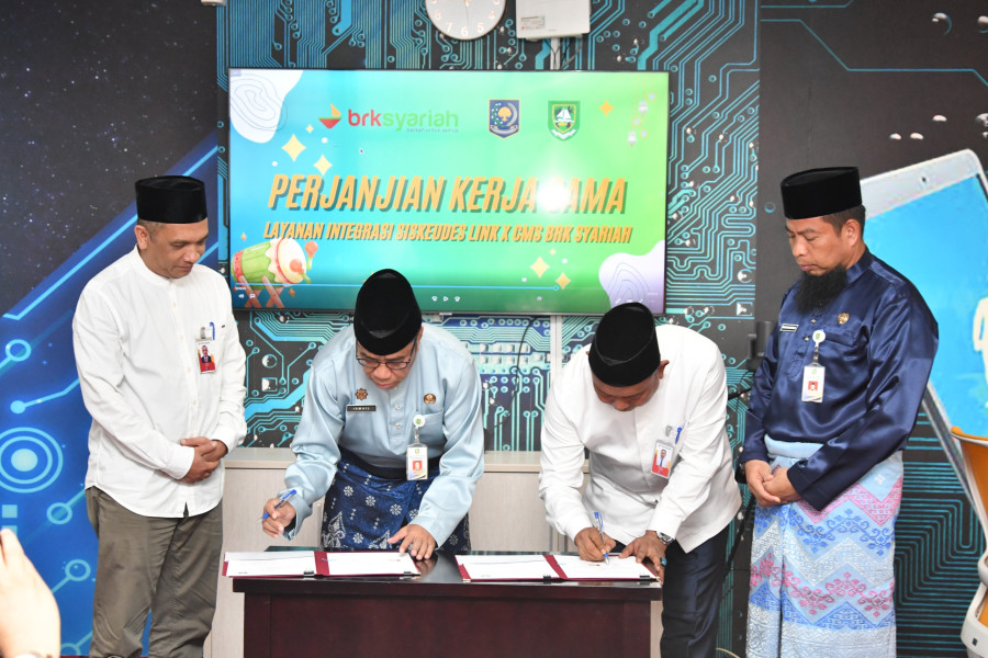 136 Desa di Bengkalis Implementasikan Siskeudes-Link CMS BRK Syariah