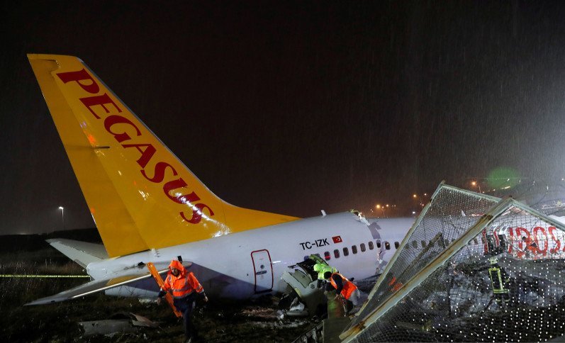 Tergelincir, KBRI Menyatakan Tidak Ada Korban WNI Kecelakaan Pesawat Pegasus Airlines Turki