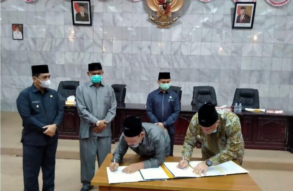 DPRD Sahkan APBD Inhu Tahun 2021 Sebesar Rp1,4 Triliun