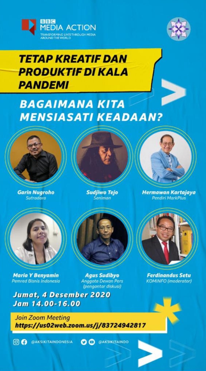 Pers Dimasa Pandemi Covid-19, Antara Tekanan dan Tetap Membangun Optimisme 