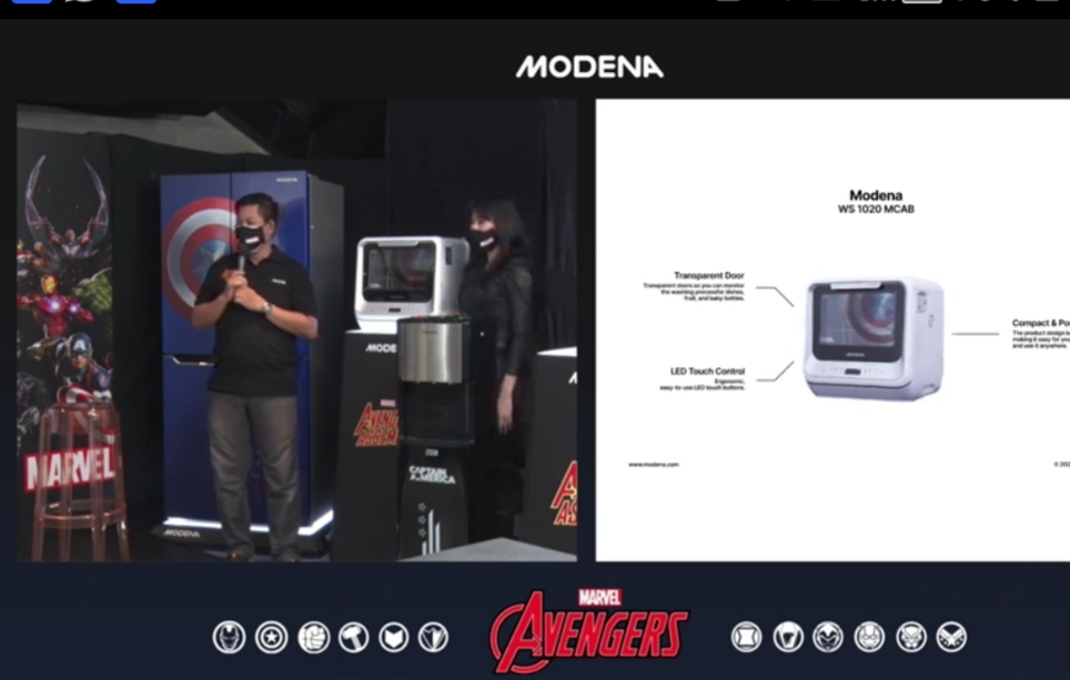 MODENA Gebrak Industri Home Appliances dengan Produk Edisi Terbatas MARVEL