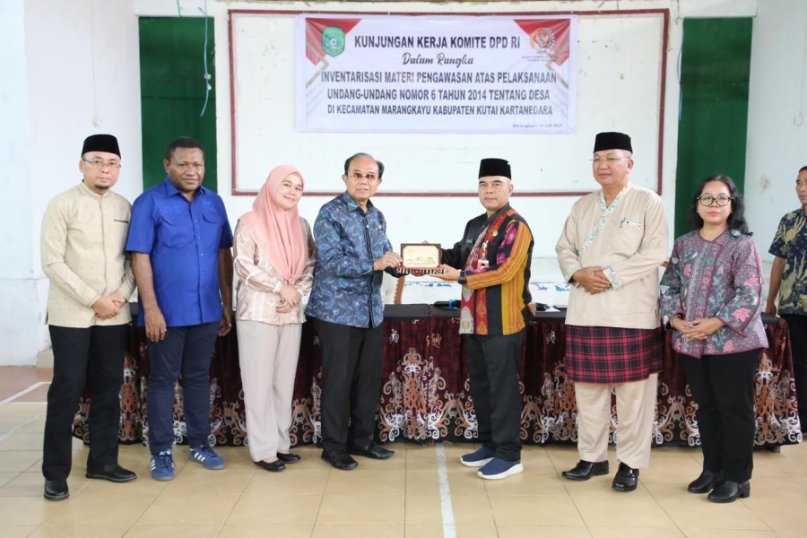Komite I DPD RI Tinjau Pelaksanaan UU Desa di Kukar, Dana Desa dan Bumdes Jadi Sorotan