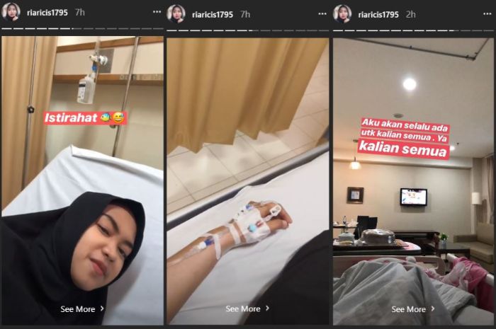 Upload Foto Tangan Dipasang Infus, Ria Ricis Harus Dirawat di RS