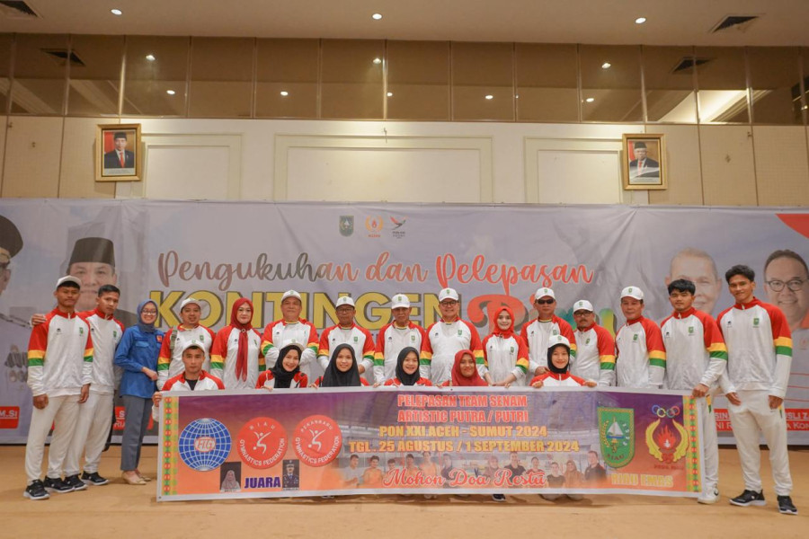 Riau Pimpin Klasmen Sementara PON XXI Aceh - Sumut, Pj Gubri Pesan Tetap Semangat