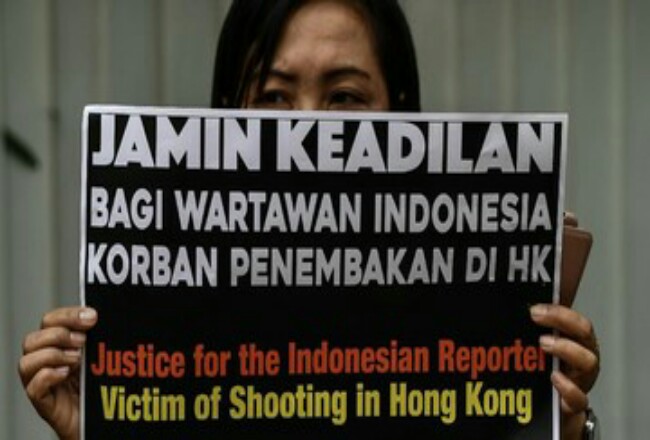 Meski Bola Mata Kiri Rusak Tertembak saat Demo di Hongkong, Jurnalis RI Masih Ingin Kerja