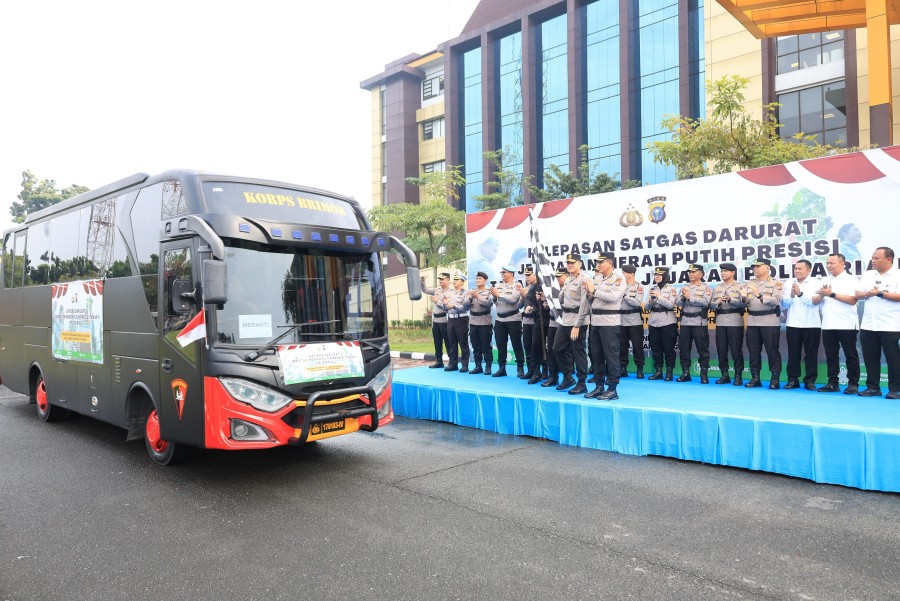 Polda Riau Pastikan Proyek 83 Jembatan Aman, 120 Personel Dikerahkan