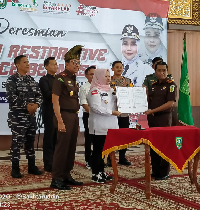 Kajati Kaget Kejari Bengkalis Bangun 136 Rumah RJ