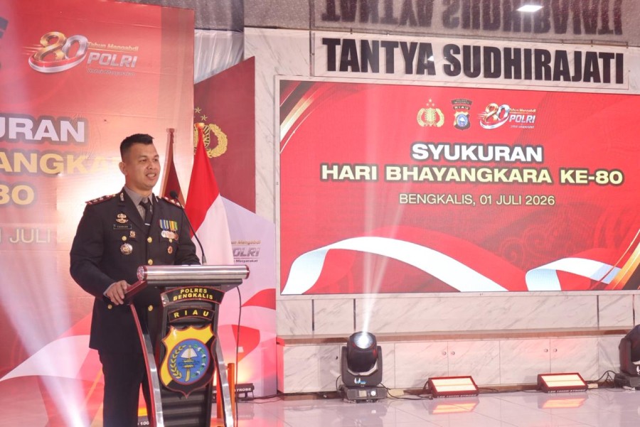 Syukuran Hari Bhayangkara ke-80, Polres Bengkalis Perkuat Komitmen Layani Masyarakat