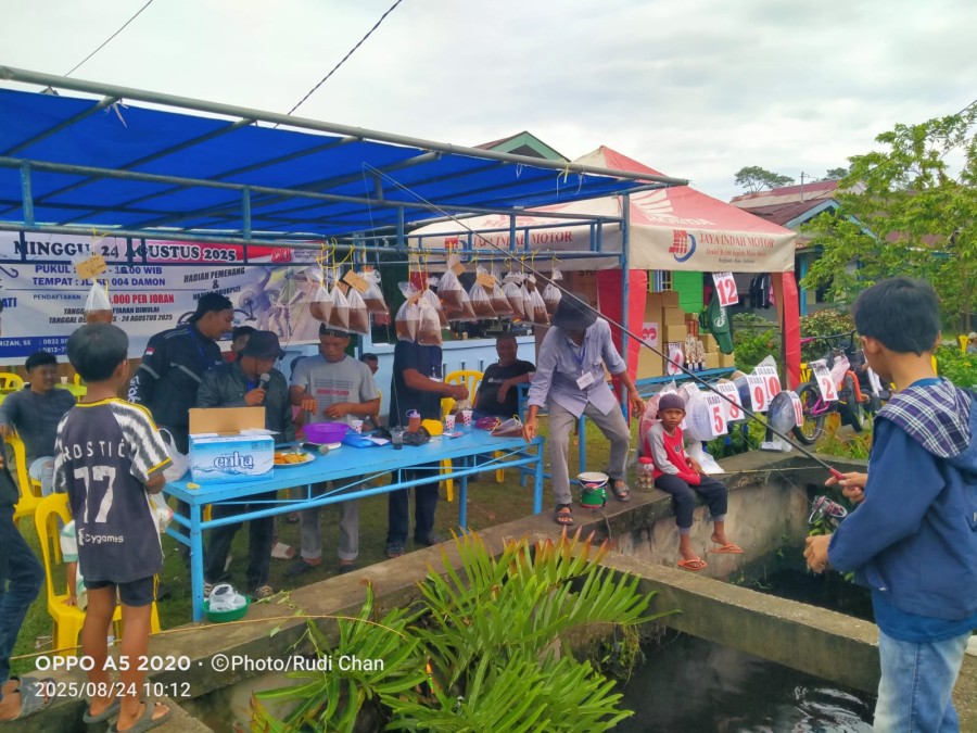 Sistem Eliminasi Bikin Lomba Mancing di Bengkalis Menegangkan