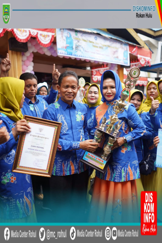 TP PKK Rohul Raih Juara Umum Lomba Masak Serba Ikan Tingkat Riau