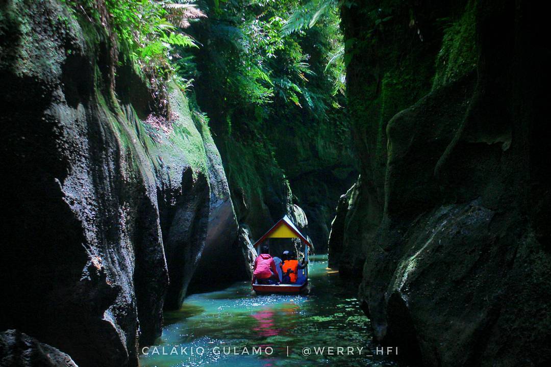 Nikmati Pesona Sungai Gulamo Kabupaten Kampar, Seperti di Green Canyon