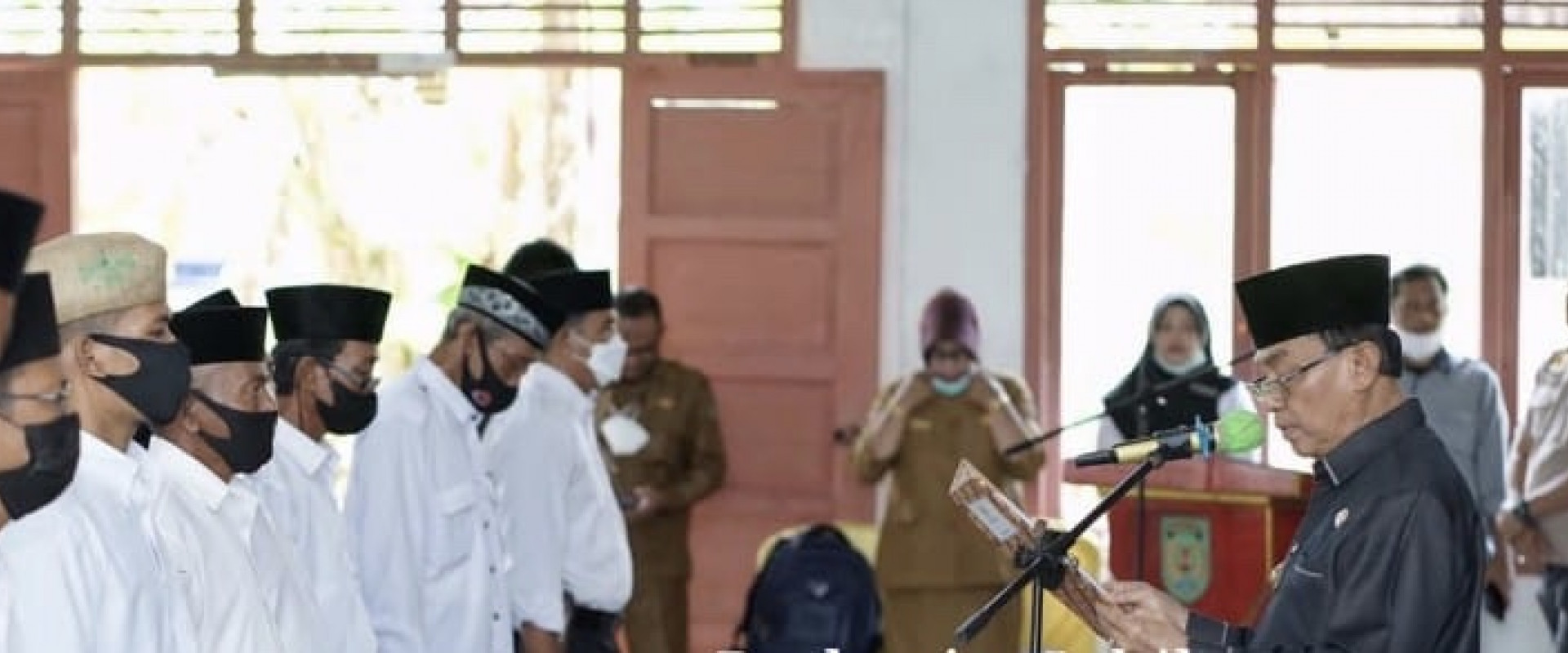 Bupati Inhil Resmikan Anggota BPD 8 Desa Sekaligus