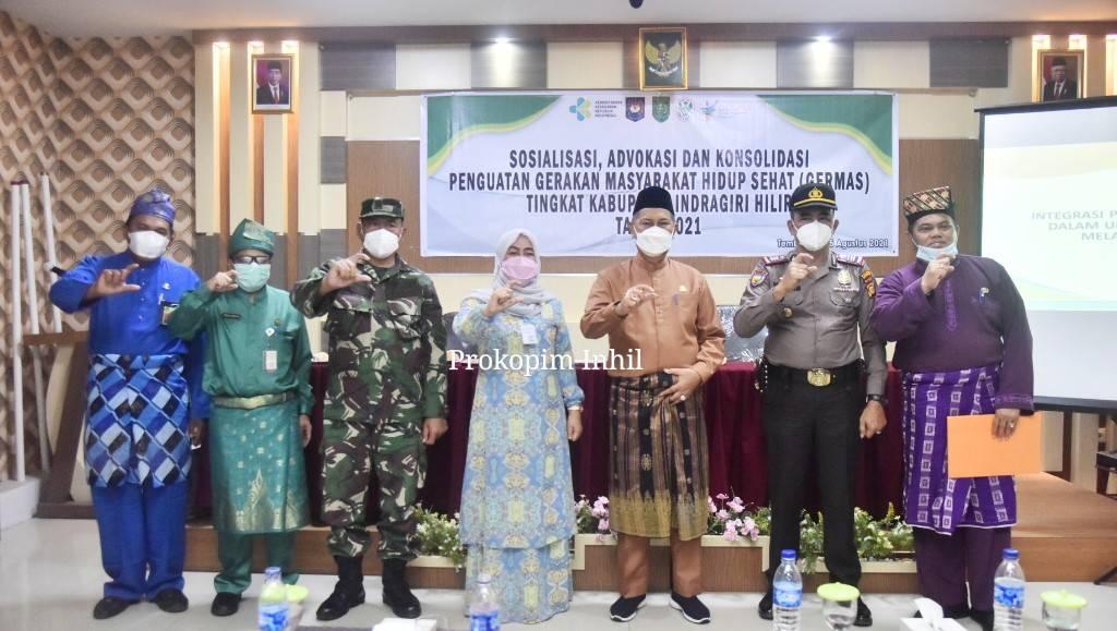 Ajak Masyarakat Hidup Sehat, Wabup H.Syamsuddin Uti Buka Germas Tingkat Kabupaten TH 2021