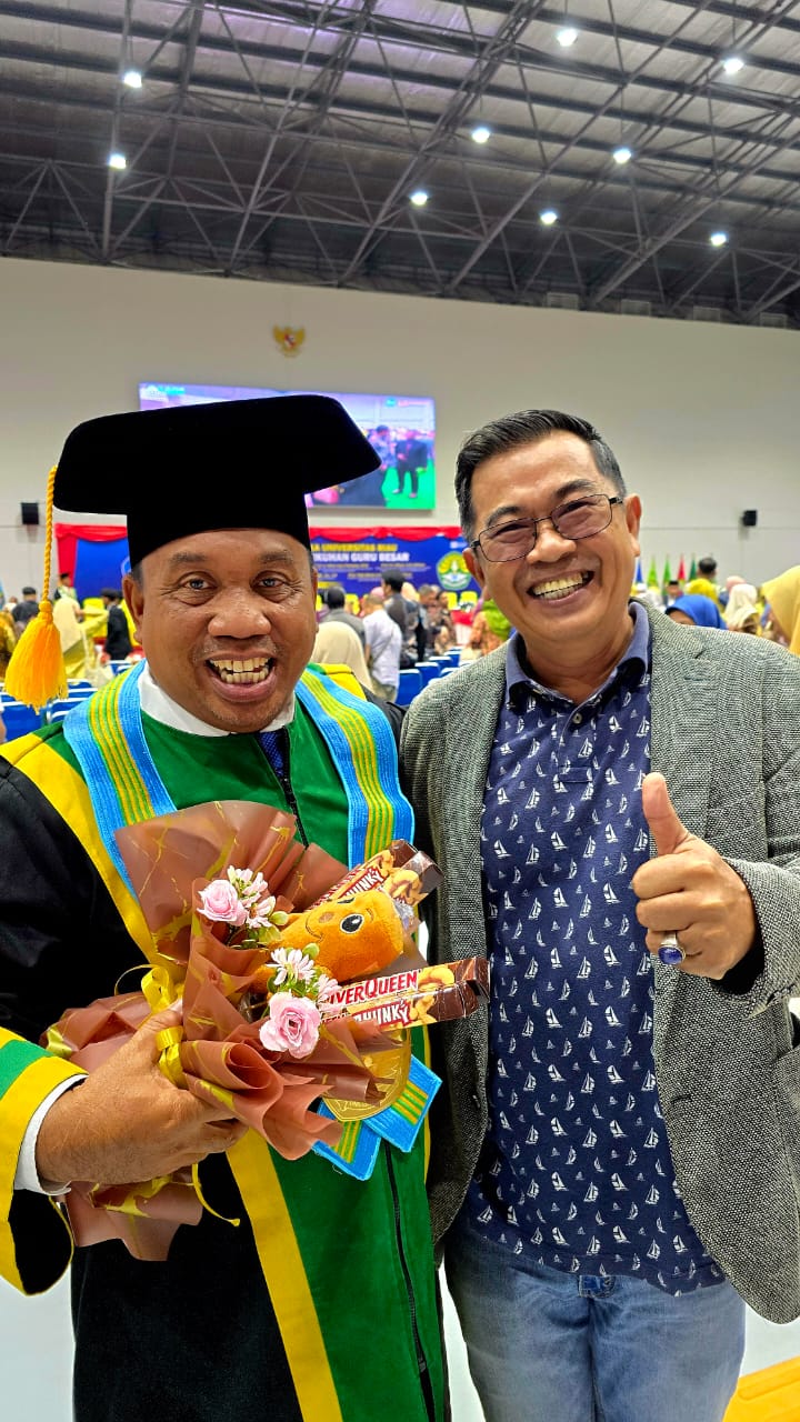 Atlet Bridge Riau Resmi Sandang Gelar Profesor Universitas Riau