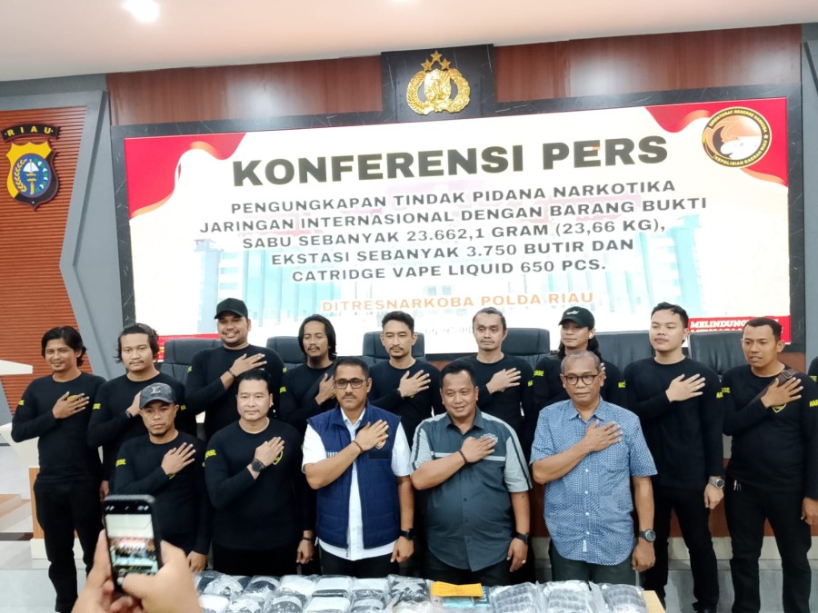 Polda Riau Ungkap Transaksi Narkoba, Trending Nge-drug dengan Cartridge Vape Liquid