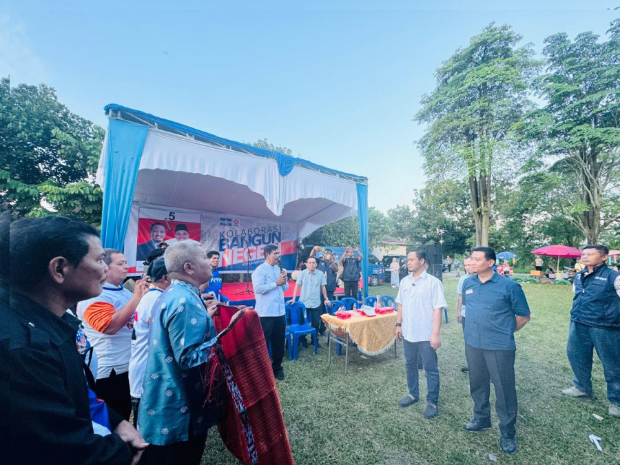 Janji Setia, Masyarakat Batak Tenayan Raya Siap Coblos Paslon AMAn