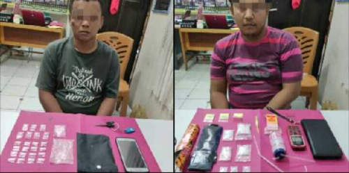 Polres Kampar Gerebek Dua Pengedar Sabu di Rumahnya