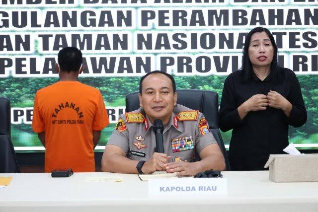 Dua Cukong Sawit Ditangkap, Polda Riau Bongkar Perambahan TNTN