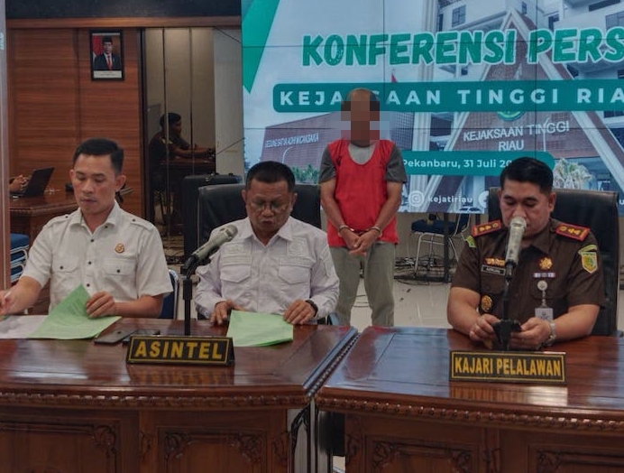 Kabur 9 Tahun, Tim Intelijen Kejati Riau Tangkap Buron Kasus Karhutla