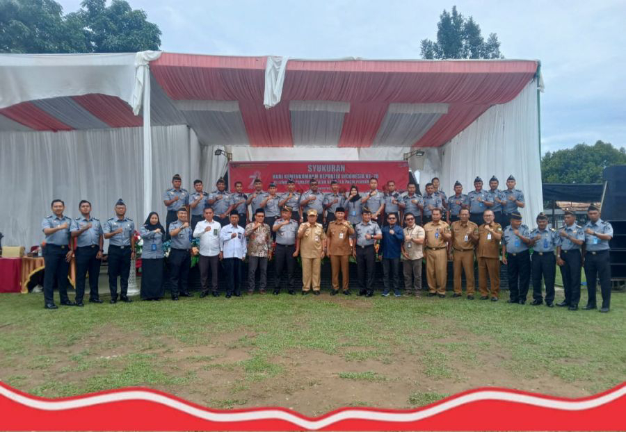 Bupati dan Wabup Rohul Hadiri Syukuran Kemenkumham RI ke-78