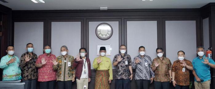 Pemkab Inhil Lakukan kunjungan ke PT. Bank Riau Kepri Pekanbaru