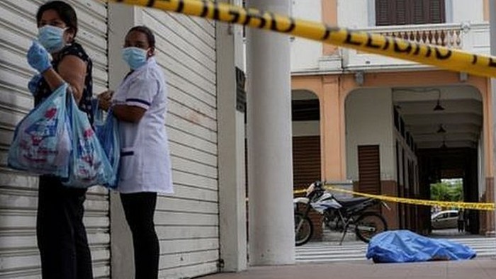 Corona Mengganas di Ekuador, Mayat Bergelimpangan di Jalan