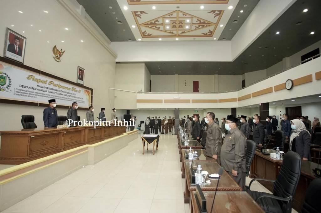 Bupati dan DPRD Inhil Tanda Tangani KUA dan PPAS APBD tahun anggaran 2022