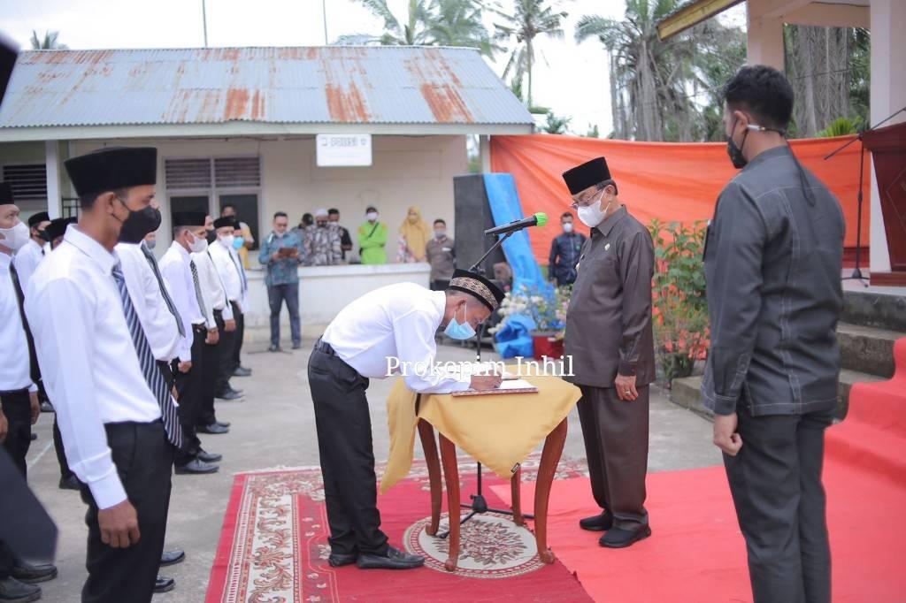 Laksanakan Amanah PERDA, Bupati H.M.Wardan Resmikan BPD di Kecamatan Enok