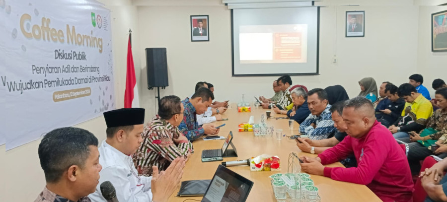 Bahas Penyiaran Adil Dan Berimbang selama Pilkada, KPID Riau Gelar Diskusi Publik