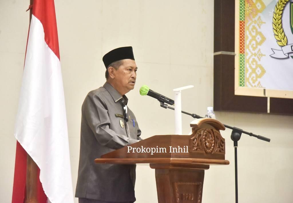 Wakil Bupati H.Syamsuddin Uti Hadiri Rapat Paripurna Pengesahan APBD Perubahan TA 2021