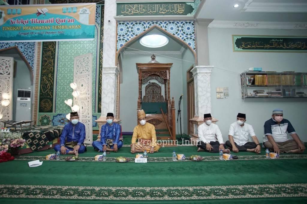 Bupati Inhil HM Wardan Membuka Seleksi STQ Tingkat Kecamatan Tembilahan 