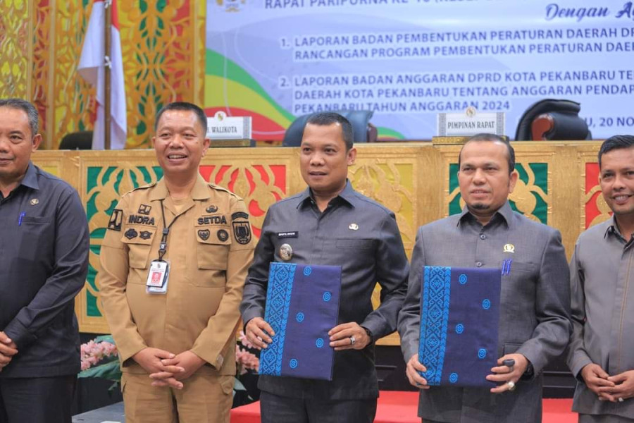 APBD Pekanbaru 2024 Disahkan Rp 2,825 T, TAF Sorot Program Prioritas Pj Wako